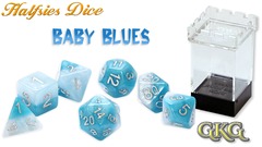 Halfsies Dice - Baby Blues